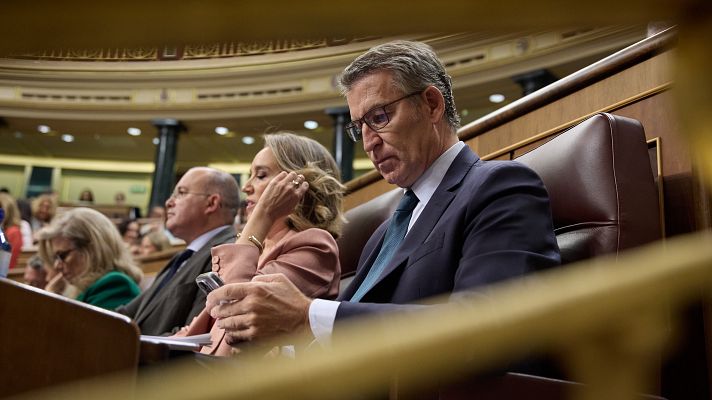 Telediario 1 - El PP descarta medidas internas tras el "injustificable error" de la reforma legal que beneficiará a etarras