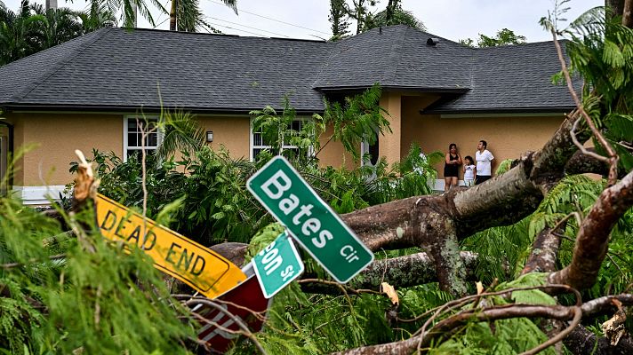 El huracán Milton impacta en Florida y causa dos muertos