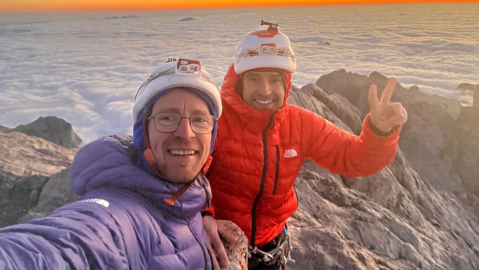 Los hermanos Pou abren una nueva ruta en Peña Santa "Truenu"