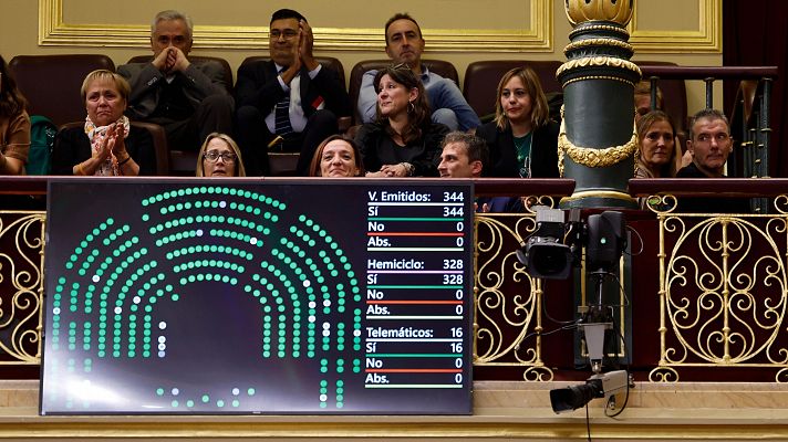 La tarde en 24h - El Congreso de los Diputados aprueba por unanimidad la ley ELA