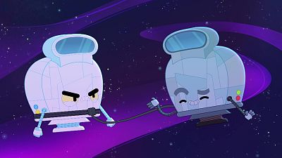 Duelo de tostadoras - La agencia galáctica | Ver