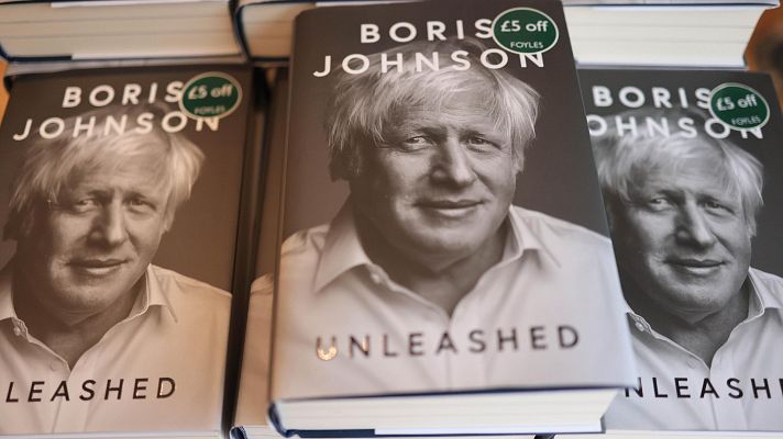 Telediario 1 - 'Desatado': las memorias del ex primer ministro británico Boris Johnson
