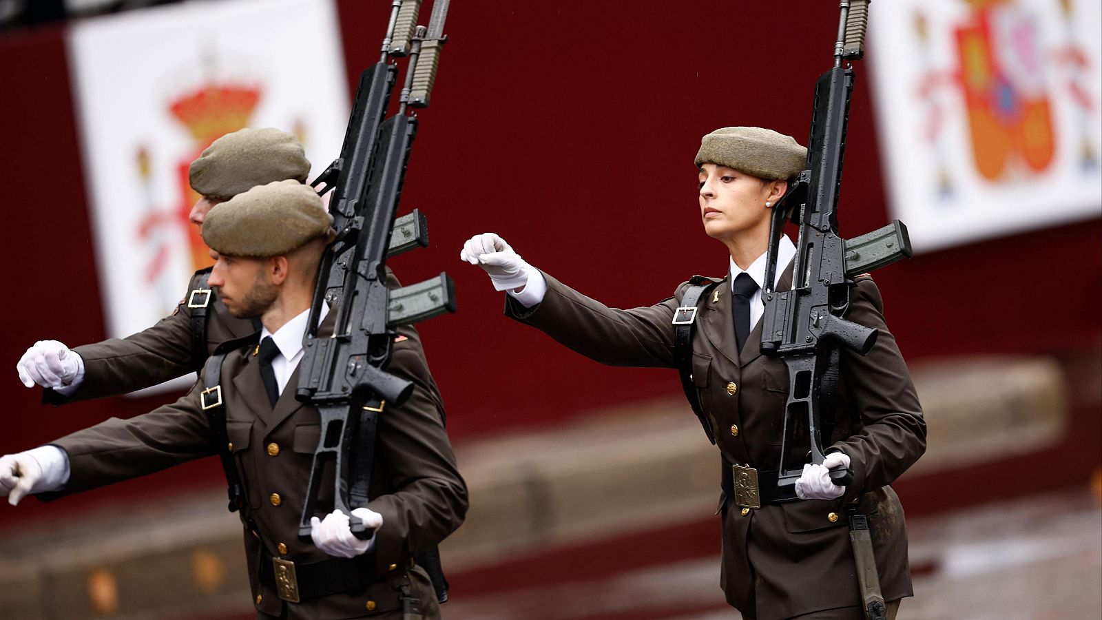 Así se preparan los militares antes del desfile del 12 de octubre