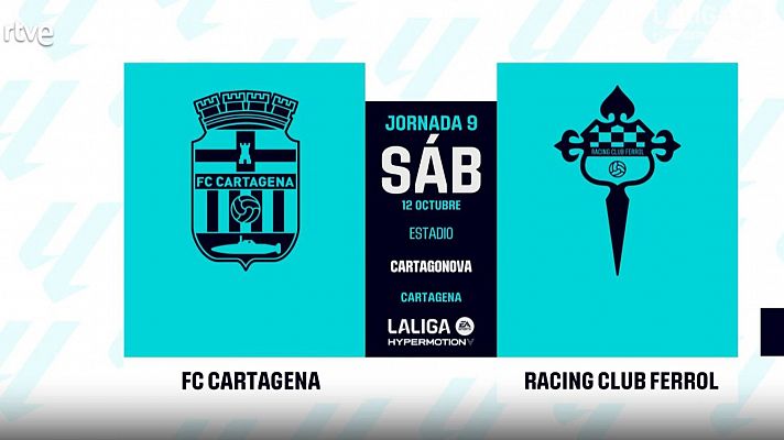 Cartagena - Racing Ferrol: resumen del partido, 9ª jornada