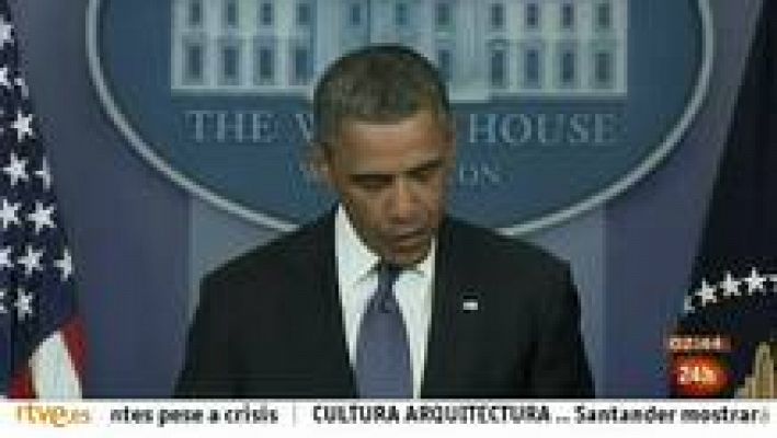 Telediario 1 - Obama, optimista ante abismo fiscal