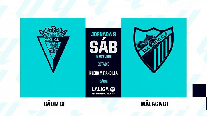 Cádiz - Málaga: resumen del partido, 9ª jornada