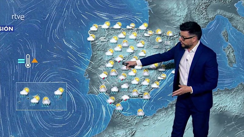 Aumento notable de las temperaturas mínimas en amplias zonas del centro e interior norte - ver ahora