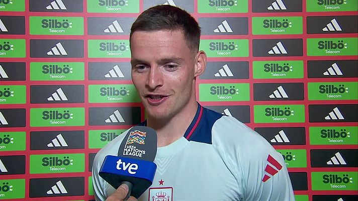 UEFA Nations League - Sergio Gómez: ''Muy orgulloso de mi camino desde la sub 16 hasta hoy, esperemos que haya más''