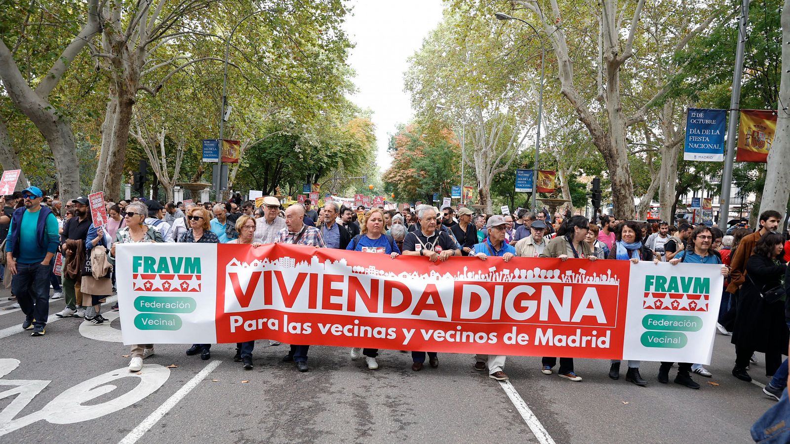 Miles de personas salen a la calle en España para manifestarse contra la dificultad para acceder a una vivienda