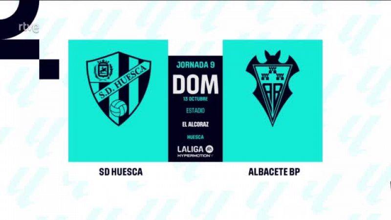 Huesca - Albacete: resumen del partido, 9 jornada. Ver en RTVE Play