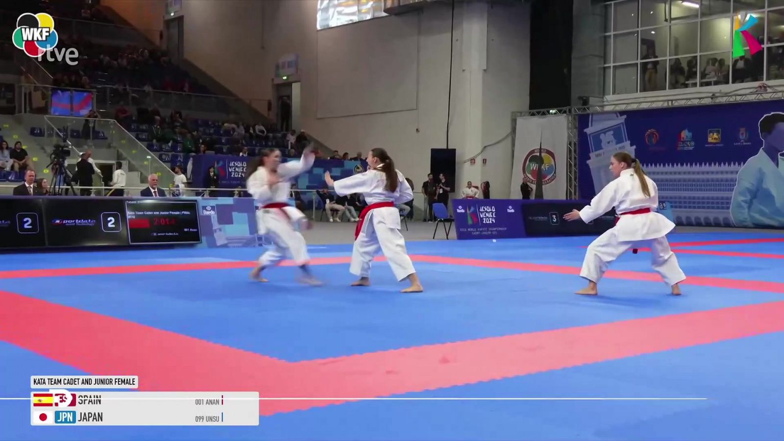 España logra siete medallas en el Mundial junior de karate | Ver