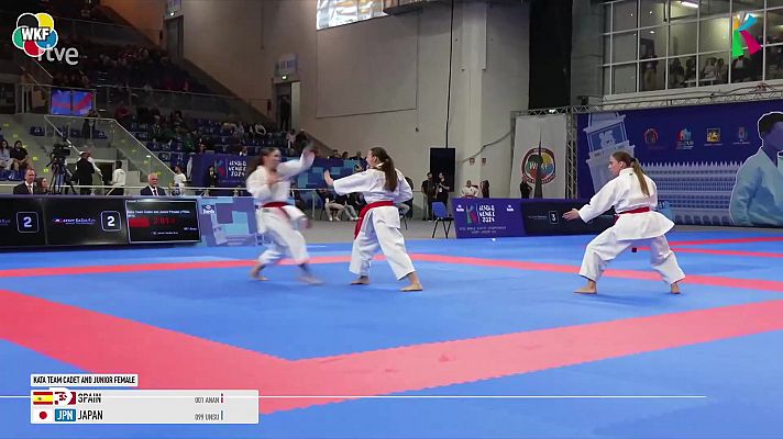 España logra siete medallas de oro en el Mundial júnior de karate disputado en Venecia