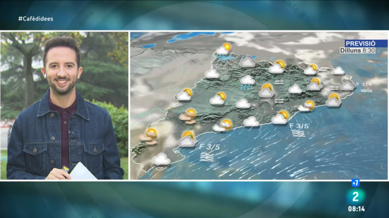 El Temps - Núvols, pols sahariana i algun ruixat, però amb un ambient suau | Veure