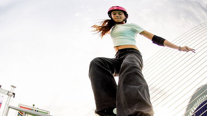 Natalia Muñoz campeona del skate series de Valencia