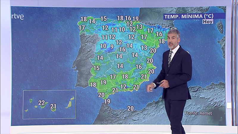 Precipitaciones en sierras del sudeste y localmente fuertes en el área del Estrecho  - ver ahora