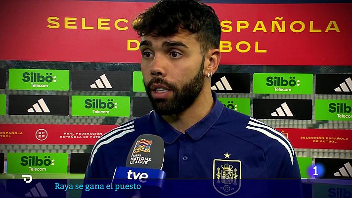 David Raya sobre la titularidad, a TVE: "Todo jugador quiere representar a su país y ponerle la vida difícil al míster"