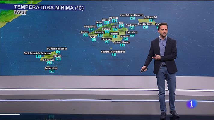 El temps a les Illes Balears - 15/10/24