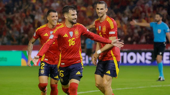 UEFA Nations League - España 3-0 Serbia: Álex Baena logra el tercero tras un lanzamiento de falta