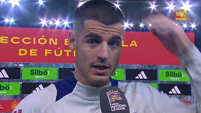 España - Serbia: entrevista a Álvaro Morata | Nations League - UEFA Nations League | Ver