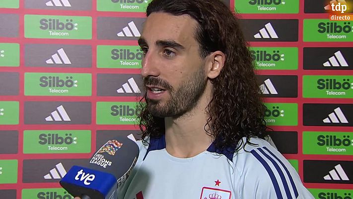 UEFA Nations League - Marc Cucurella: "Hemos mezclado bien tocar el balón con salir al espacio"