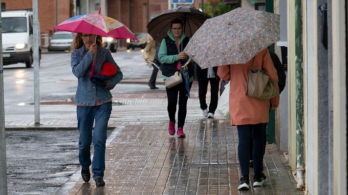 Inestabilidad y precipitaciones puntualmente acompañadas de tormenta