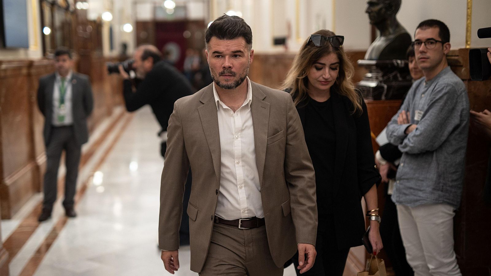 Rufián sobre la imputación del fiscal general: "No vamos a aceptar ningún atisbo de corrupción"