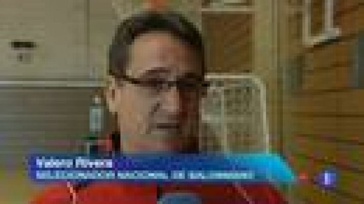 Telediario 1 - La selección de balonmano prepara duro el Mundial