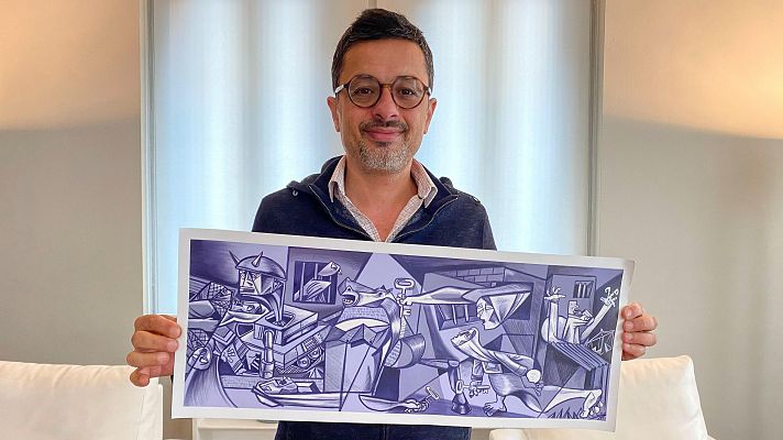 Telediario 2 - El comic '30 segundos' se basa en dibujos de videos reales grabados en Gaza