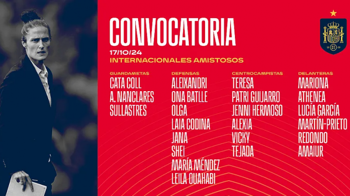 Fútbol - Montse Tomé da una lista renovada para los amistosos con Canadá e Italia