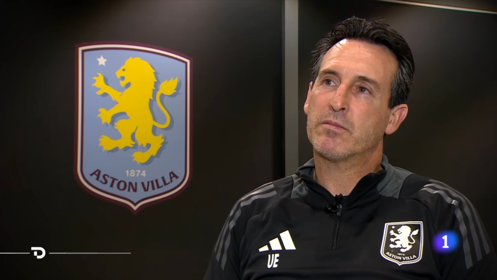 Unai Emery habla con TVE sobre su equipo y éxito en el Aston Villa