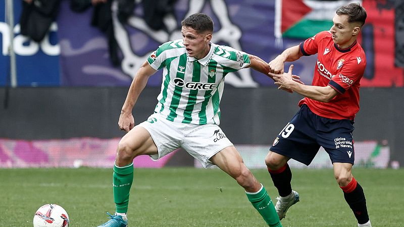 Osasuna - Real Betis: resumen del partido de la 10 jornada de Liga | Primera