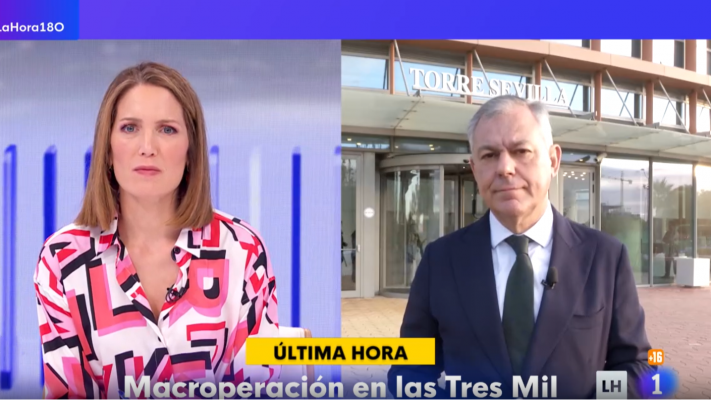 La hora de La 1 - José Luis Sanz, alcalde de Sevilla: "Hay que trabajar por la seguridad ciudadana"