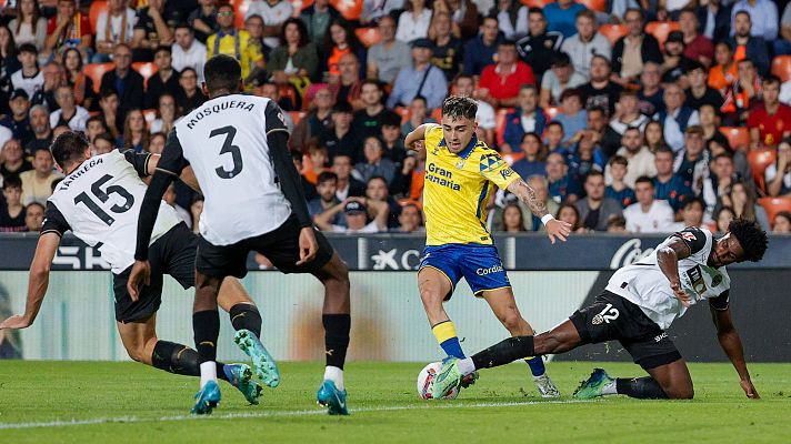 Resúmenes de LaLiga - Valencia - Las Palmas: resumen del partido 10ª jornada | Primera