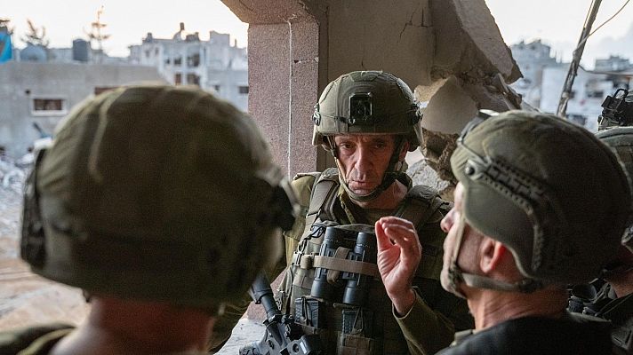 Telediario 1 - Un dron de Infantería halló a Yahia Sinwar