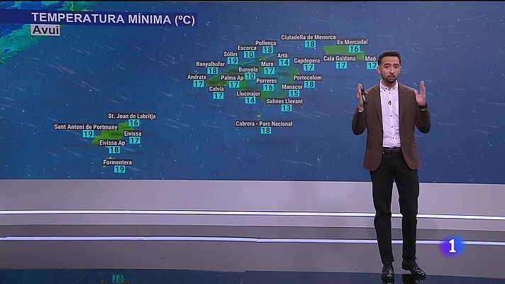 El temps a les Illes Balears - 18/10/24