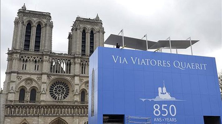 Telediario 1 - La catedral de Notre Dame cumplirá 850 años en 2013