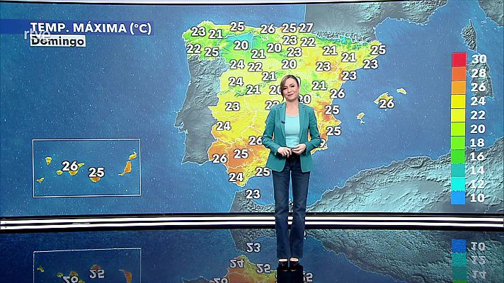 El tiempo - Precipitaciones persistentes en el extremo oriental del Cantábrico