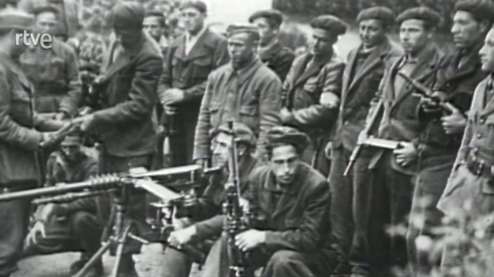 La invasió de la Vall d'Aran - El maquis a Catalunya - arxiu tve - El maquis a Catalunya | Veure