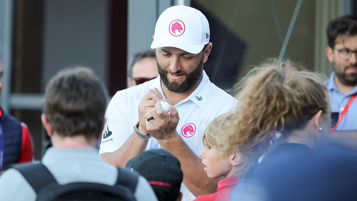 Jon Rahm: "Es fácil divertirse con Ángel Hidalgo"