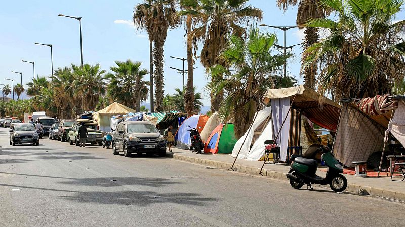 Una quinta parte de la población libanesa ha tenido que dejar sus casas | Ver