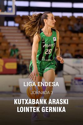 Baloncesto en RTVE - Liga Femenina Endesa. 3ª Jornada:  Kutxabank Araski - Lointek Gernika