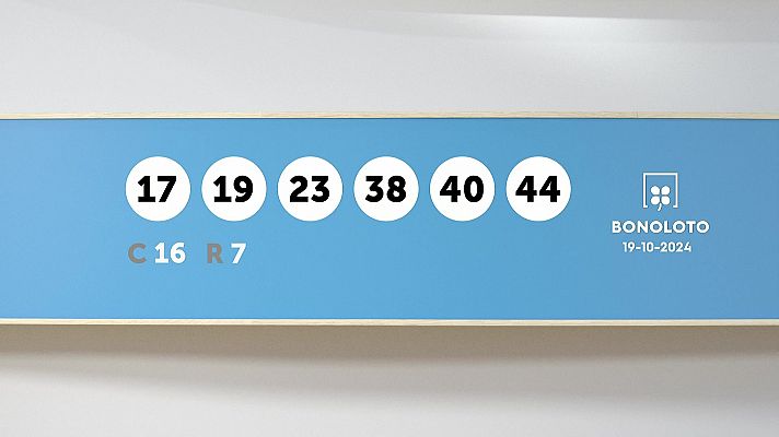 SELAE - Sorteo de la Lotería Bonoloto del 19/10/2024