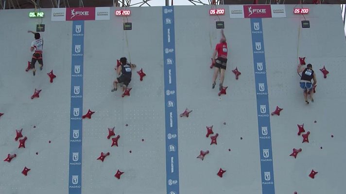 Escalada deportiva - Prueba Internacional IFSC de velocidad y relevo 4X4. Finales
