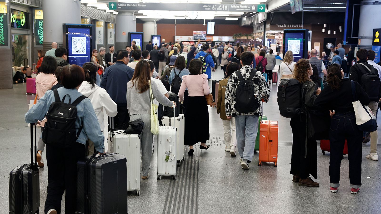 Caos en Atocha: 32 trenes suspendidos