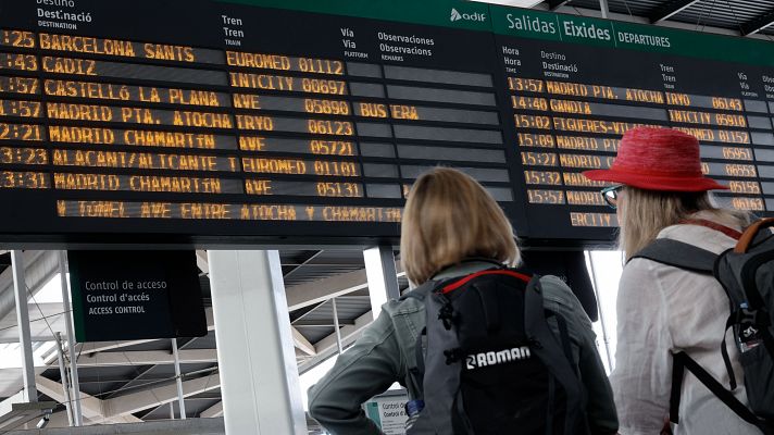 Telediario Fin de Semana - Los pasajeros afectados por las cancelaciones de trenes tienen derecho a ser indemnizados