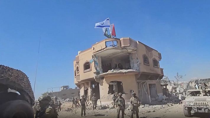 Israel muestra la casa donde mató a Sinwar