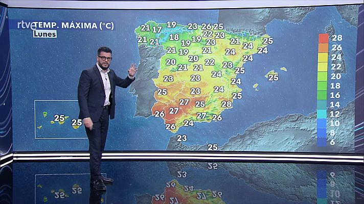 El tiempo - Tiempo estable en la mayor parte de la Península y Baleares