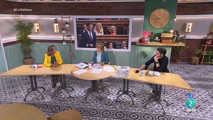 Cafè d'idees - Óscar Puente, Jéssica Albiach i tertúlia esportiva