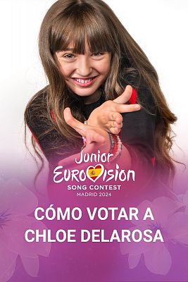  - ¡Vota a Chloe DelaRosa en Eurovisión Junior 2024!