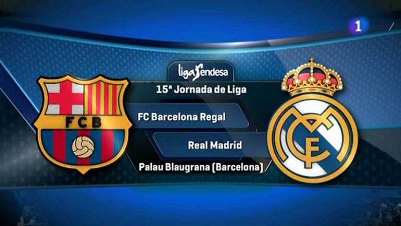 Baloncesto - Liga Endesa: FC Barcelona Regal-Real Madrid - Ver ahora 
